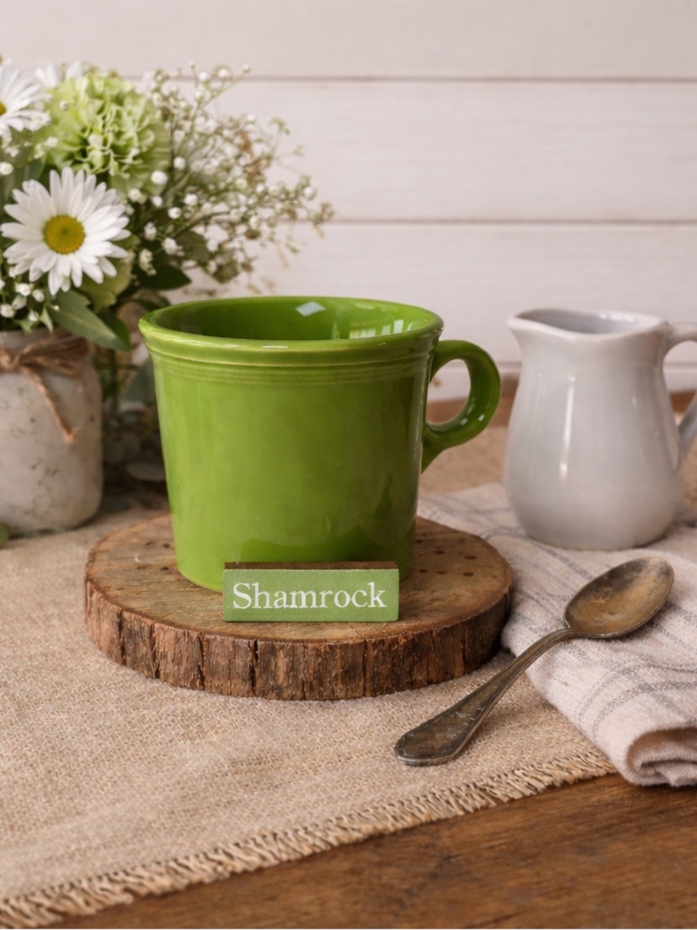 Fiestaware Shamrock Ring Mug
